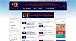 Desktop Screenshot of etf.com.pl